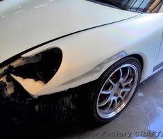 911 GT3　フロント周りのキズ補修、交換